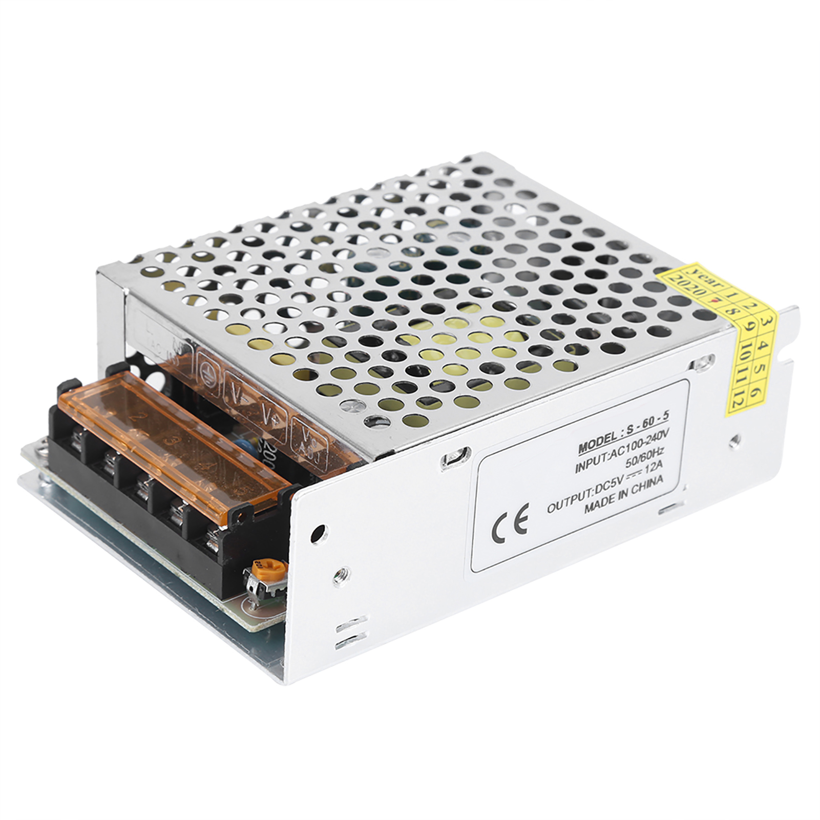 Schaltnetzteil-antriebsadapter Led-geräte Reulierter Transformator Für Cctv Dc5v(s-60-5（5v 12a 60w）ac100-240v )