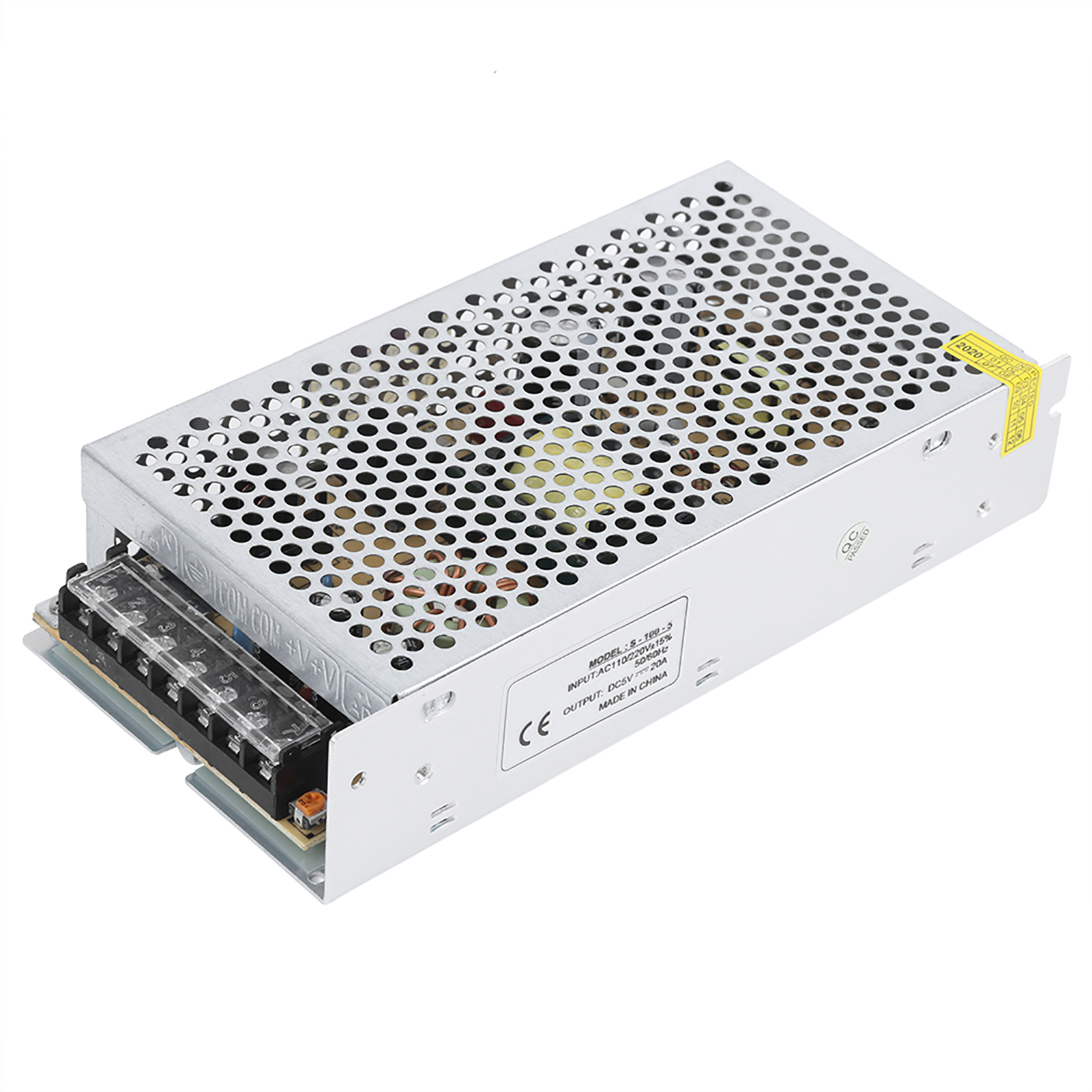 Schaltnetzteil-antriebsadapter Led-geräte Reulierter Transformator Für Cctv Dc5v(s-100-5（5v 20a 100w）ac110/220v±15% )