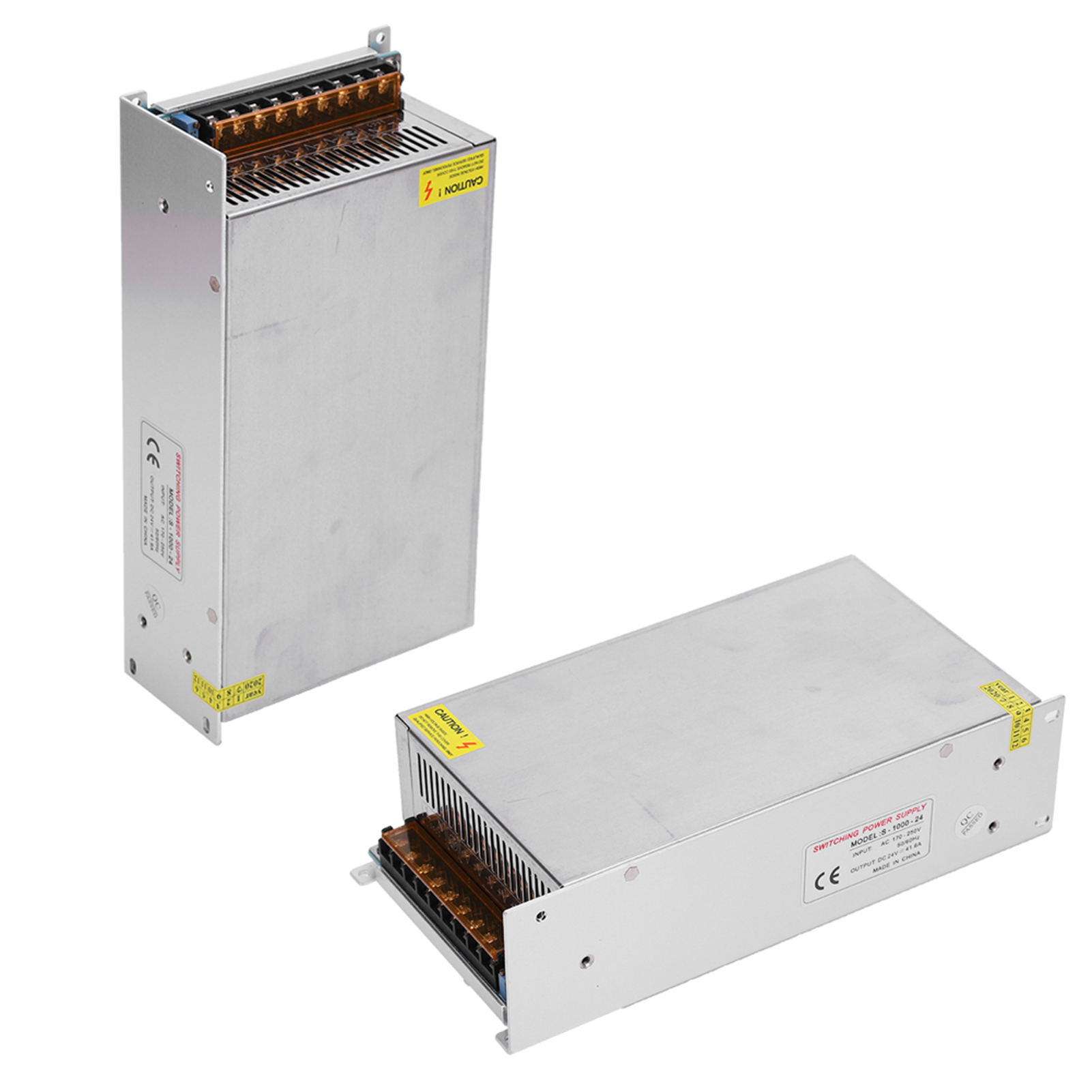 Schaltnetzteil-treiberadapter Aus Aluminiumlegierung, Dc24v Led-bildschirmstreifenbeleuchtung Für 3d-drucker (s-1000-24 (24v 41,6a 1000w) Ac170-250v)