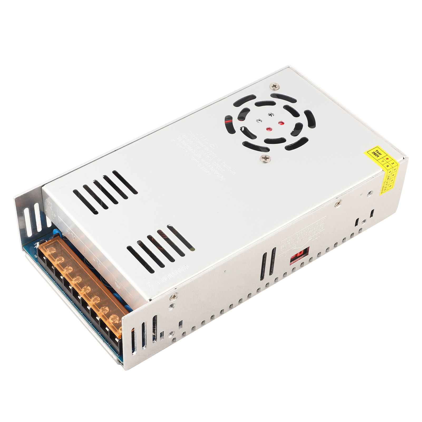 Schaltnetzteil-treiberadapter Aus Aluminiumlegierung, Dc24v Led-bildschirmstreifenbeleuchtung Für 3d-drucker (s-600-24 (24v 25a 600w) Ac110/220v±15%)