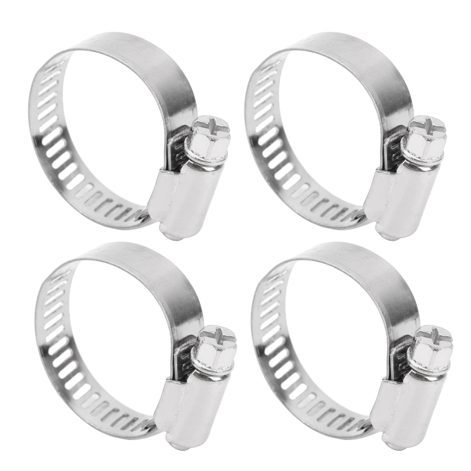 100 Stück Schlauchschellen Aus Edelstahl, 18–32 Mm, Kreuzrohrschellen, 10 Mm Breit
