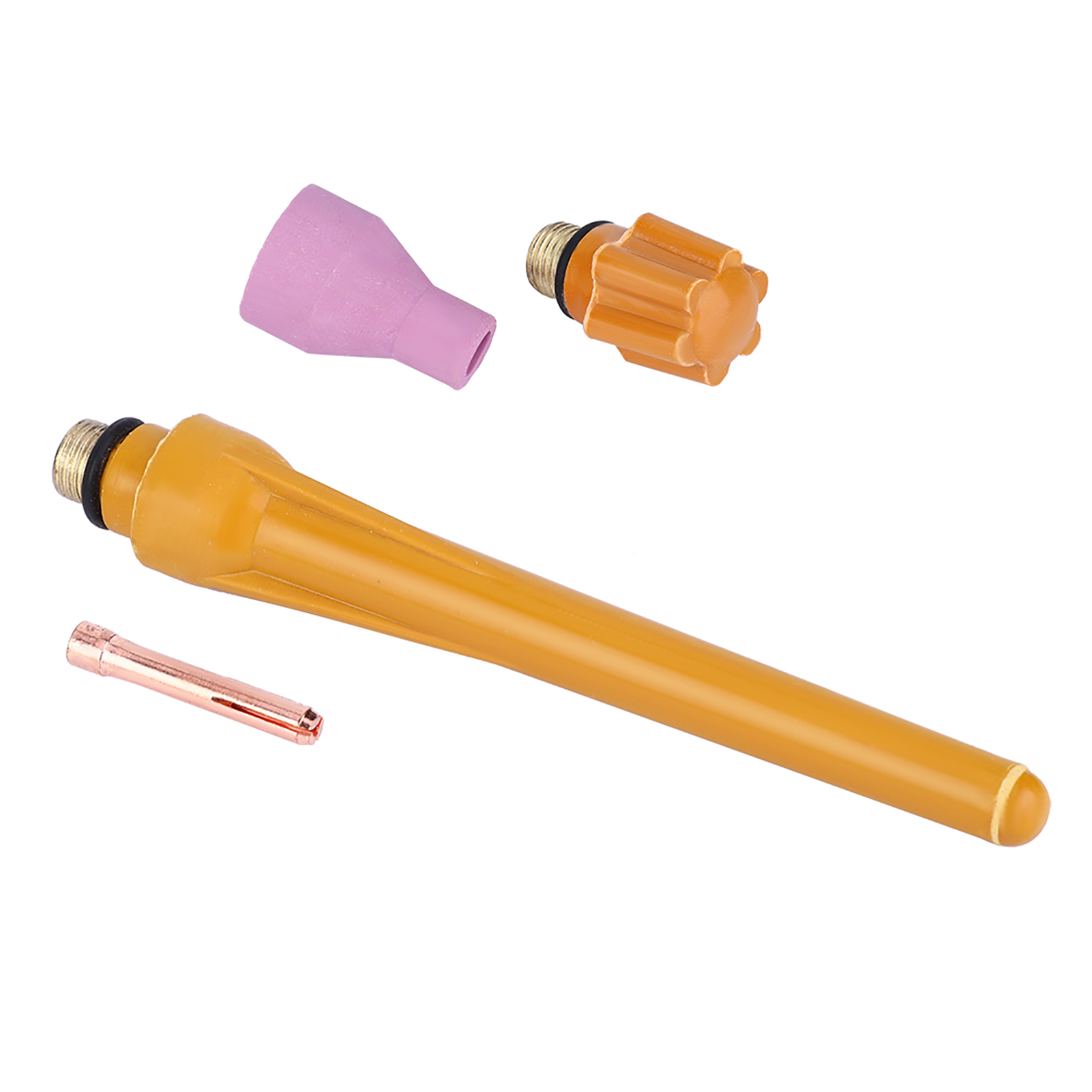 20 Stück Qq150 Wig-schweißbrenner-verschleißteile, Keramikdüsen-spannzange, Lange Und Kurze Hintere Kappe, 2,0 Mm Spannzange