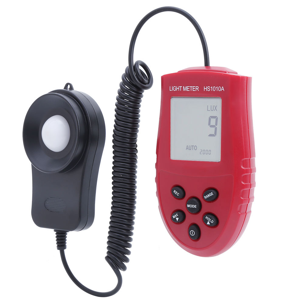 Digitales Lichtmessgerät Mit Hoher Genauigkeit, Automatischer Bereichswahl, Tragbares Luxmeter/photometer Hs1010a