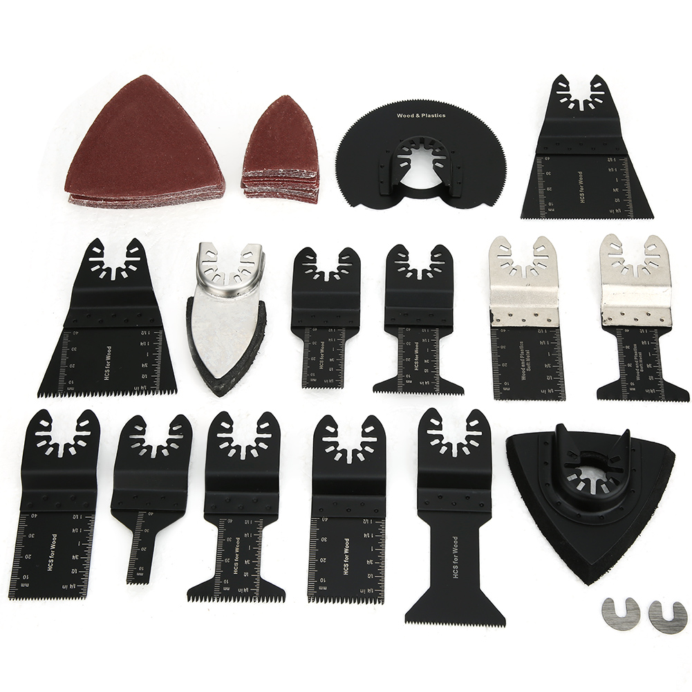 56-teiliges Set Sägeblätter Aus Kohlenstoffstahl, Holzbearbeitungsteile, Wellensägezahn, Schwarz, Multifunktion