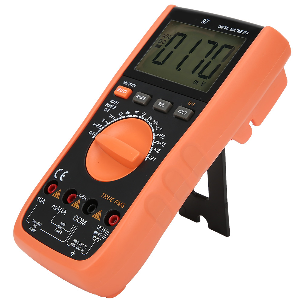 Vc97 Digitales Multimeter Mit Automatischer Bereichswahl, Lcd-anzeige, Universeller Elektrischer Tester, Schutz Vor Verbrennungen, Maximalanzeige Bis 3999