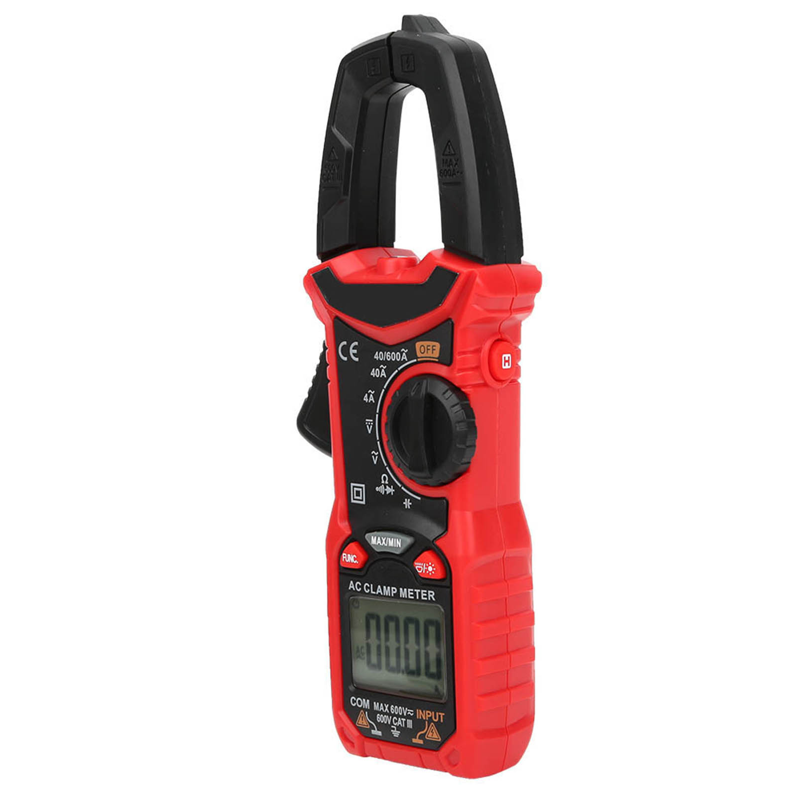 Ht206a Handliches Lcd-digital-zangenmessgerät Multimeter Ac/dc-spannungs-, Strom- Und Widerstandsmessgerät