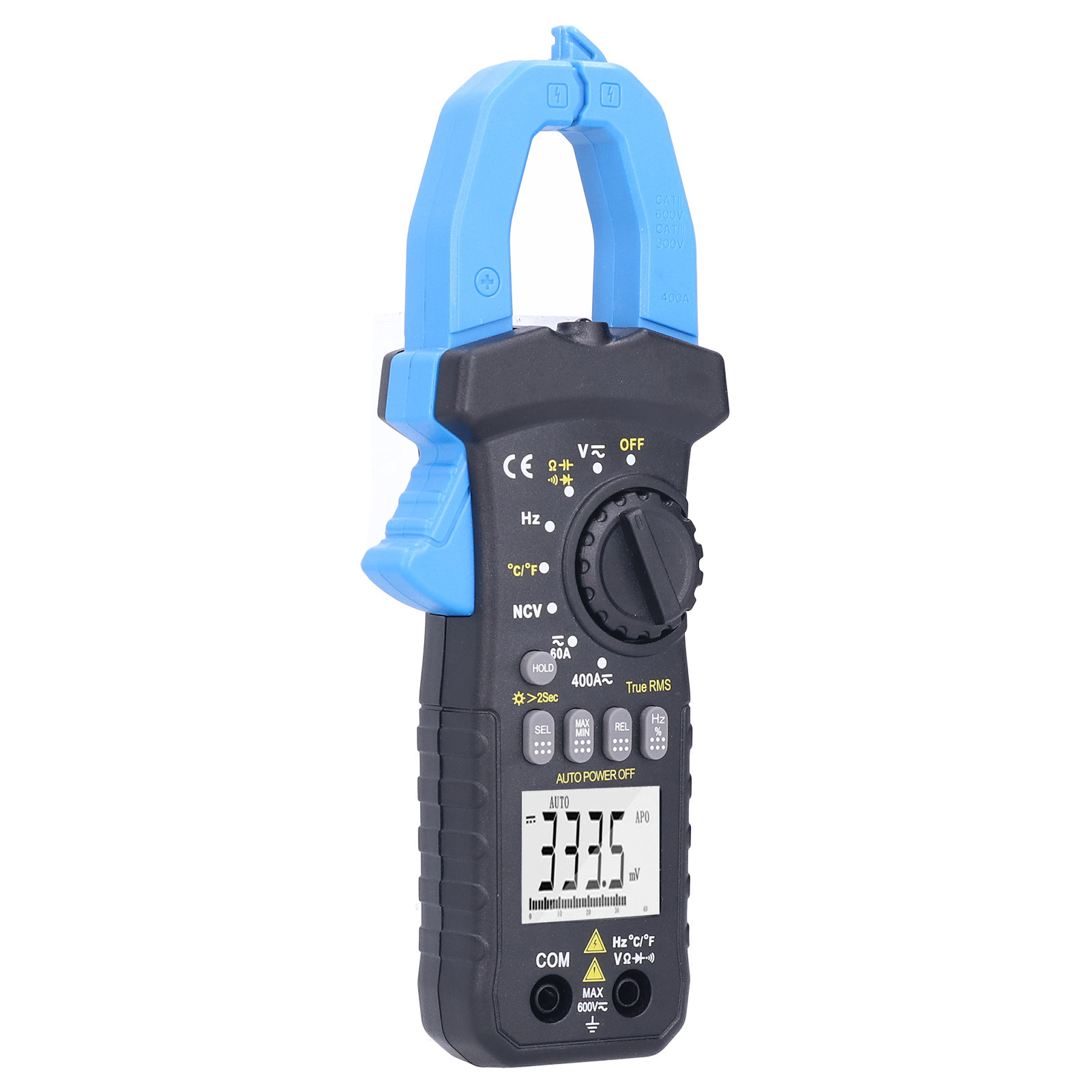 Hp‑7200b T‑rms Stromzange 6000 Counts Ncv Dc/ac Spannungs-, Widerstands- Und Temperaturmultimeter