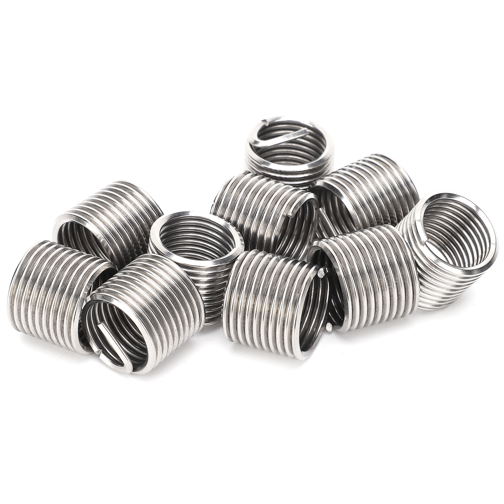 10 Stück Gewindeeinsätze, Reduziermuttern-reparaturwerkzeug, Edelstahl, M16x2x1,5d