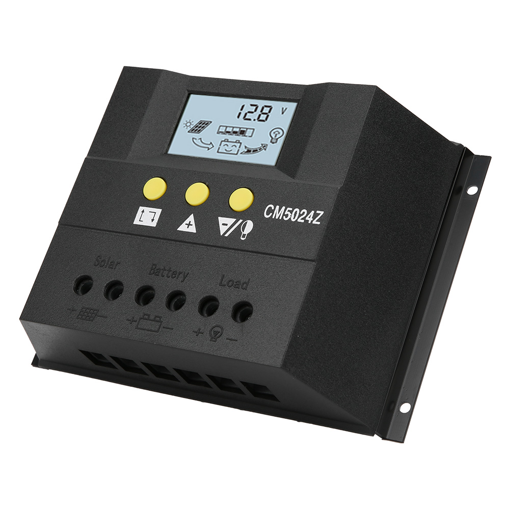 Solar-laderegler Pwm-laderegler Mit Temperatursensor Cm5024 12v/24v/50a