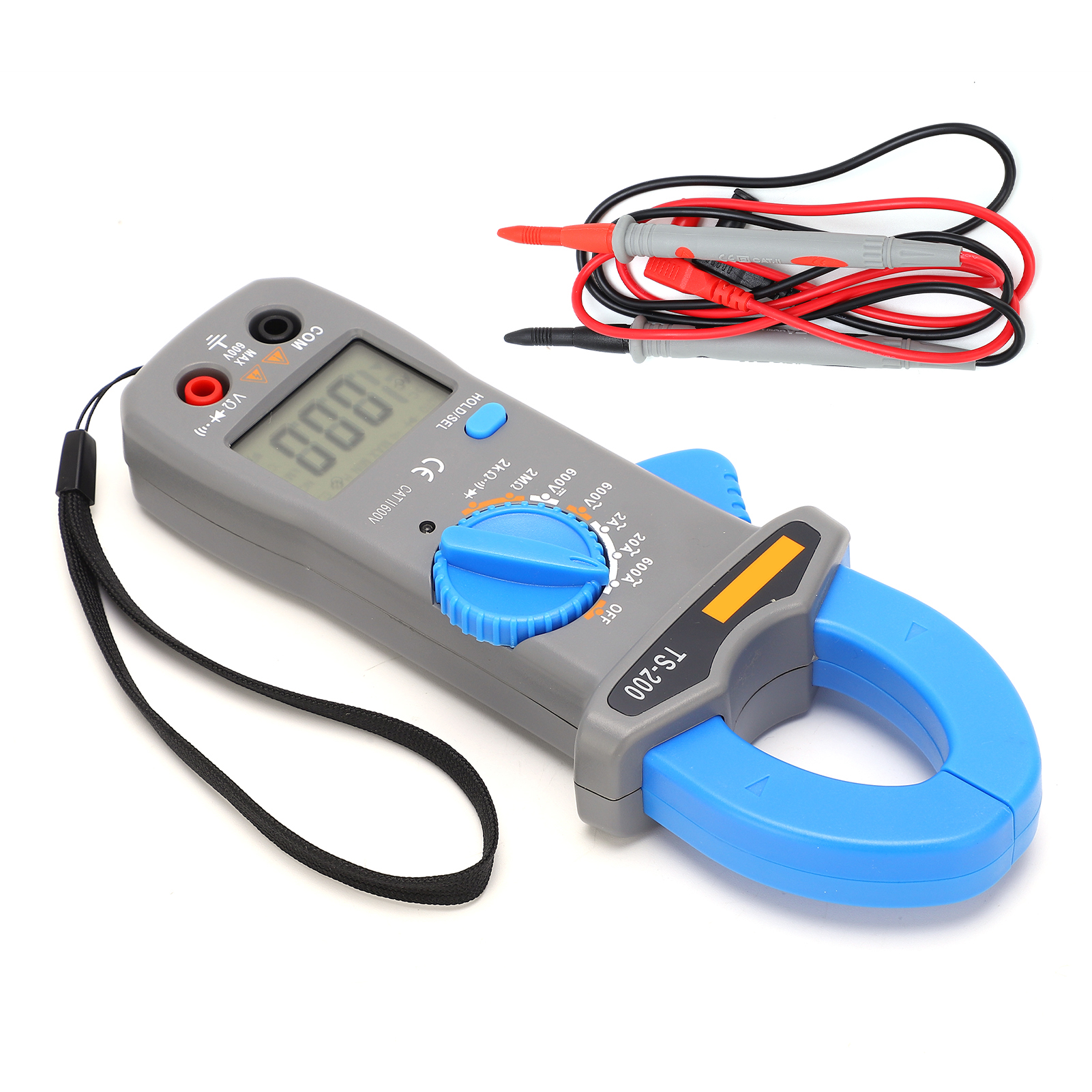 Ts-200 600a/600v Hochpräzises Zangenamperemeter, Anti-burn-multifunktions-digitalmultimeter Für Den Außenbereich