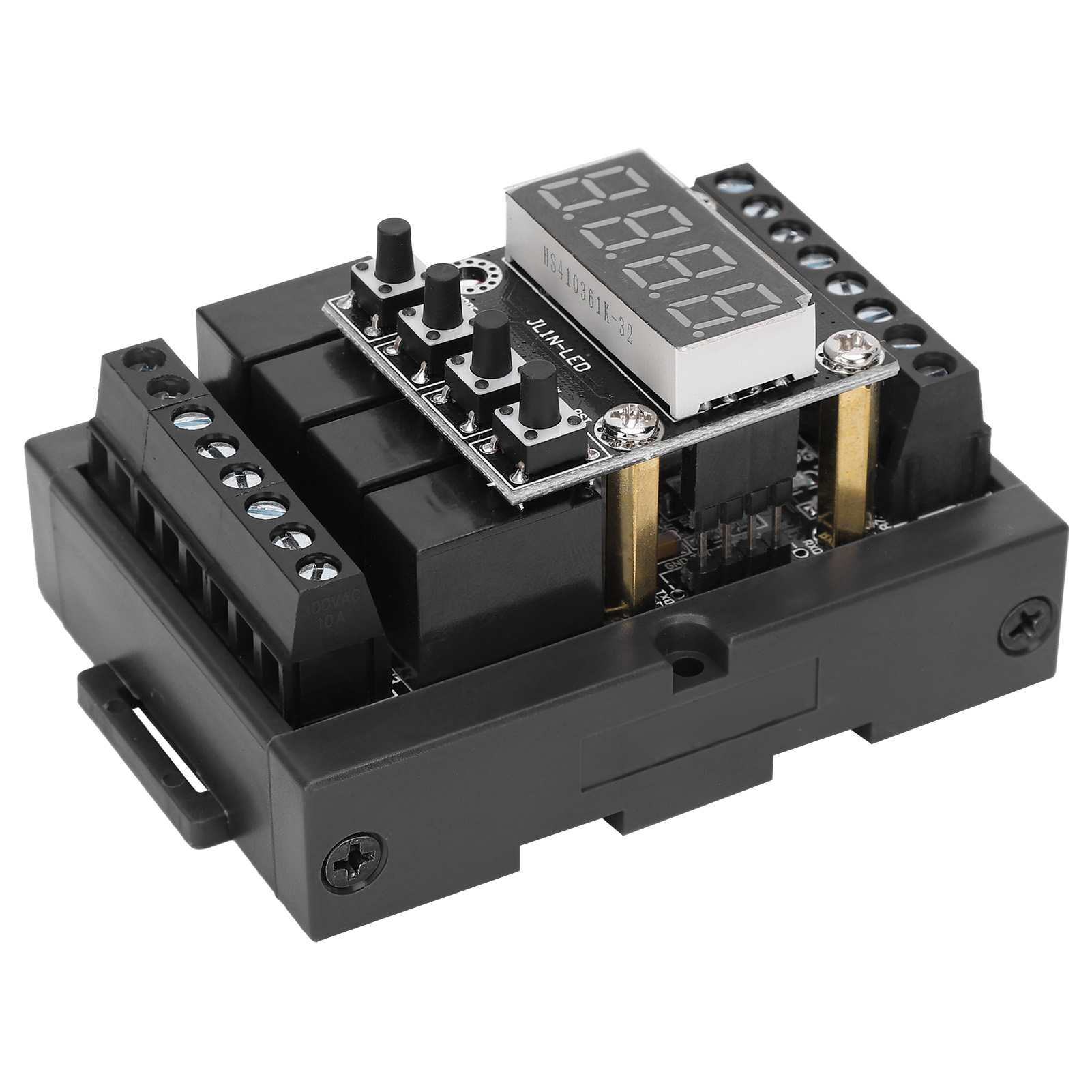 Sps-industriesteuerplatine Mit Relais Und Digitalröhre, Integriert In Gehäuse Jl1n‐10mry Dc24v