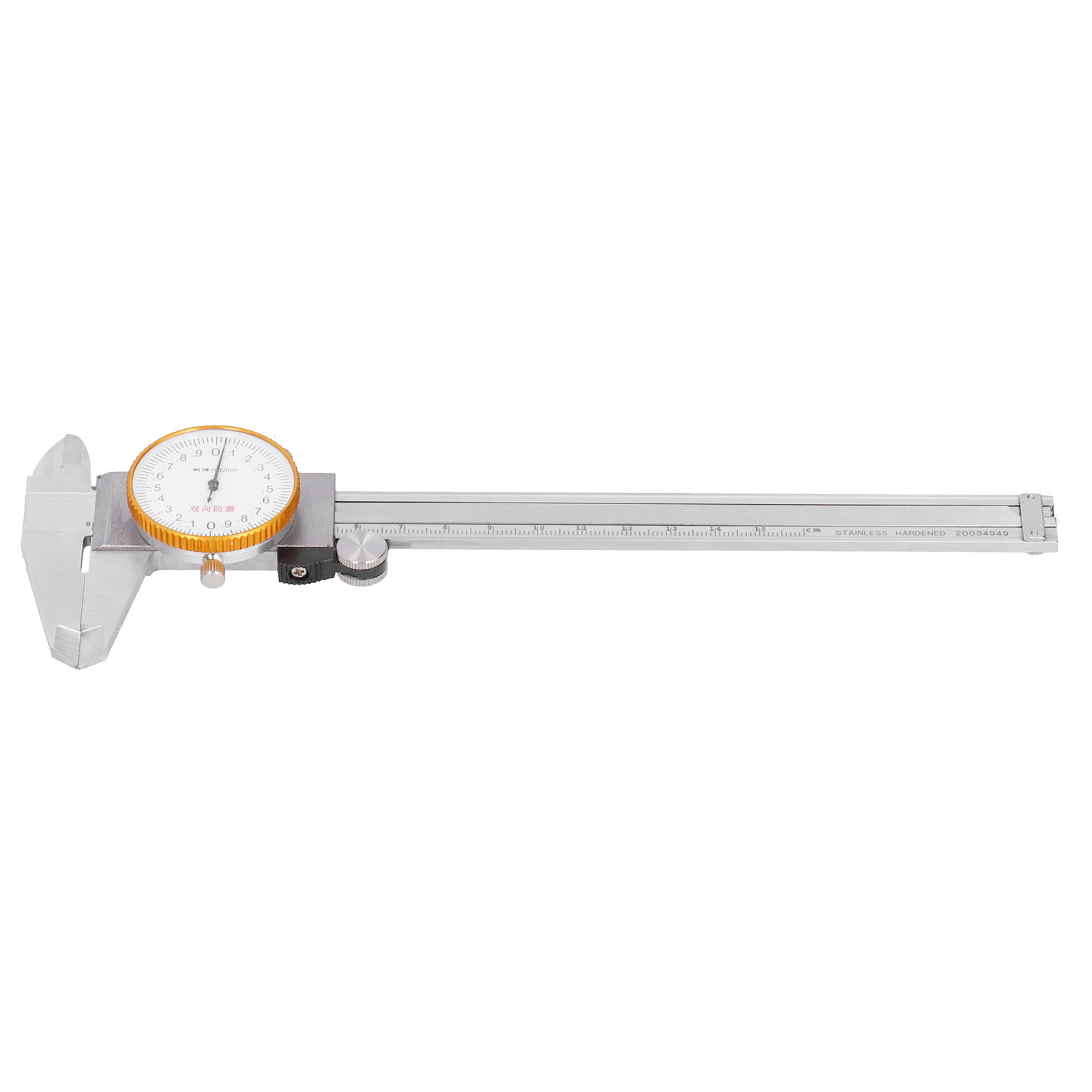 Messschieber Mit Nonius 0,02, Doppelt Stoßfest, Edelstahl, Manuelles Messwerkzeug 0–150 Mm