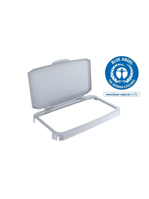 Durable - Klappdeckel pp grau B510xT285mm f.Abfallbehälter 60l lebensmittelecht - 1800500050