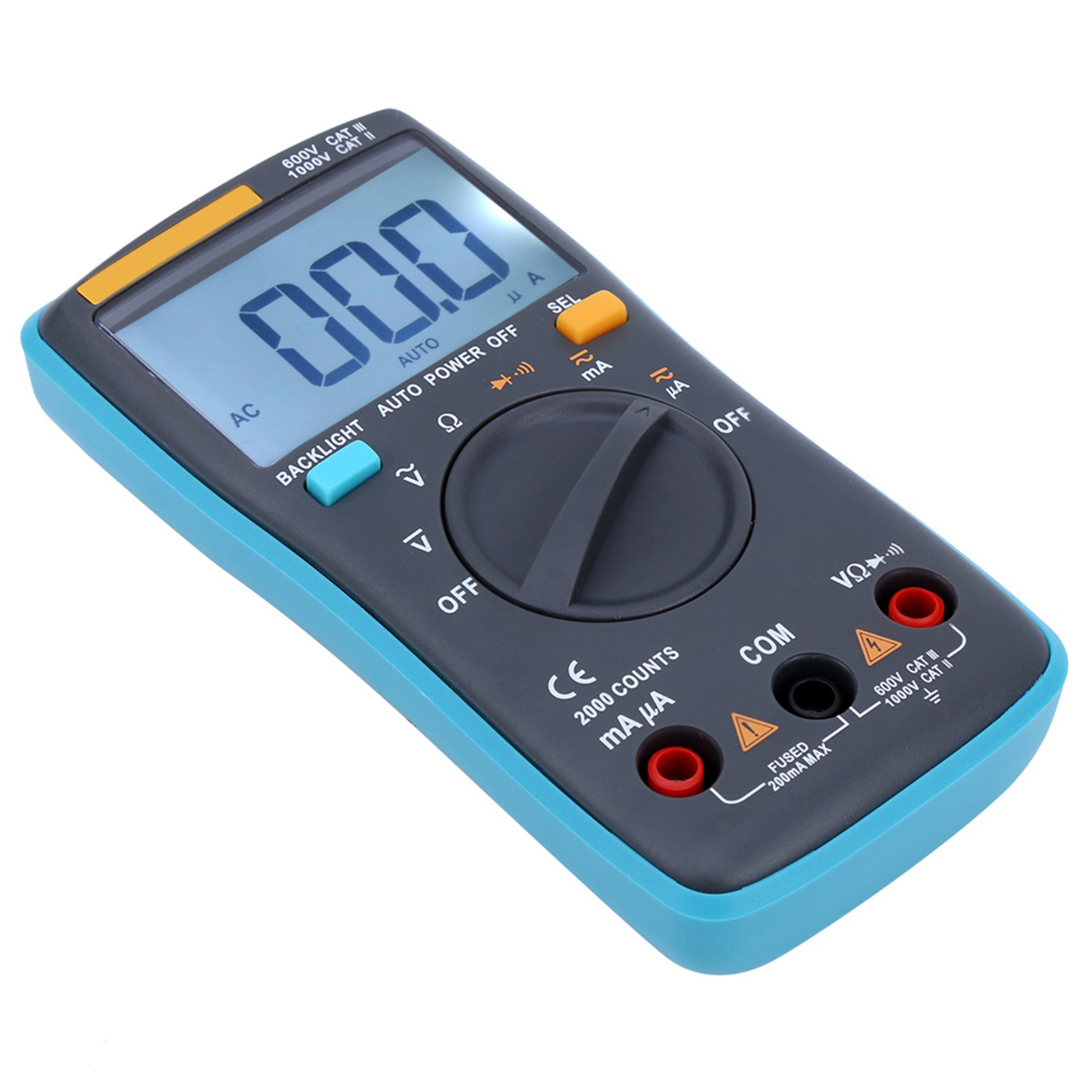 Zt-98 Hand-digitalmultimeter Ac/dc-voltmeter Amperemeter Ohmmeter Spannungsmesser Mit Automatischer Bereichswahl