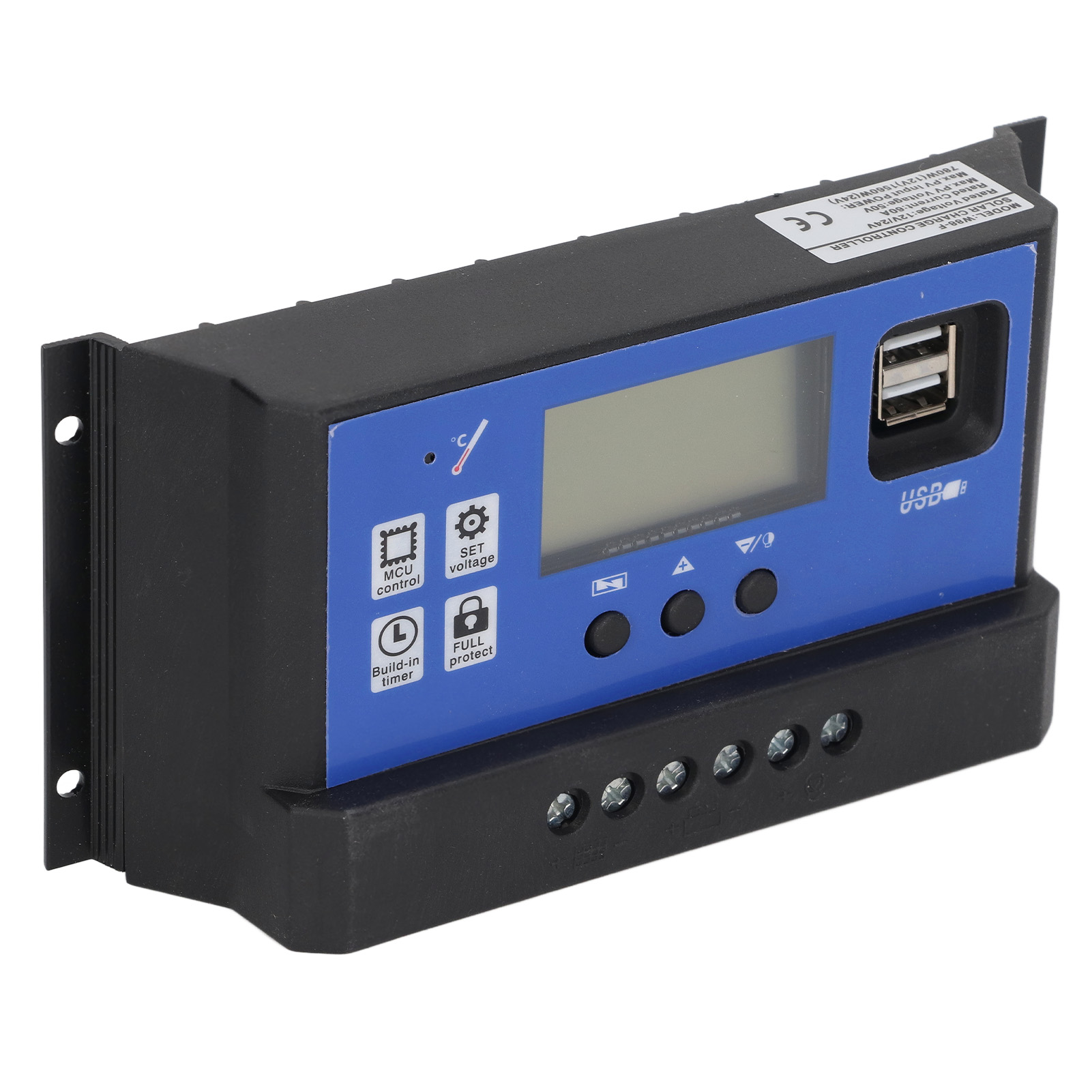 Solar-laderegler 60a Pwm Panel Intelligente Beleuchtungsladesteuerung 12v 24v Automatische Erkennung