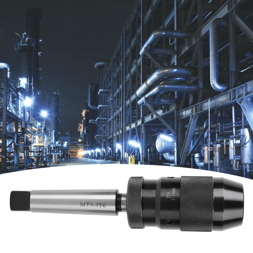 Mt3 Jt6 1-16mm Selbstspannendes Bohrfutter Mit Automatischer Verriegelung Und Schnellverschluss
