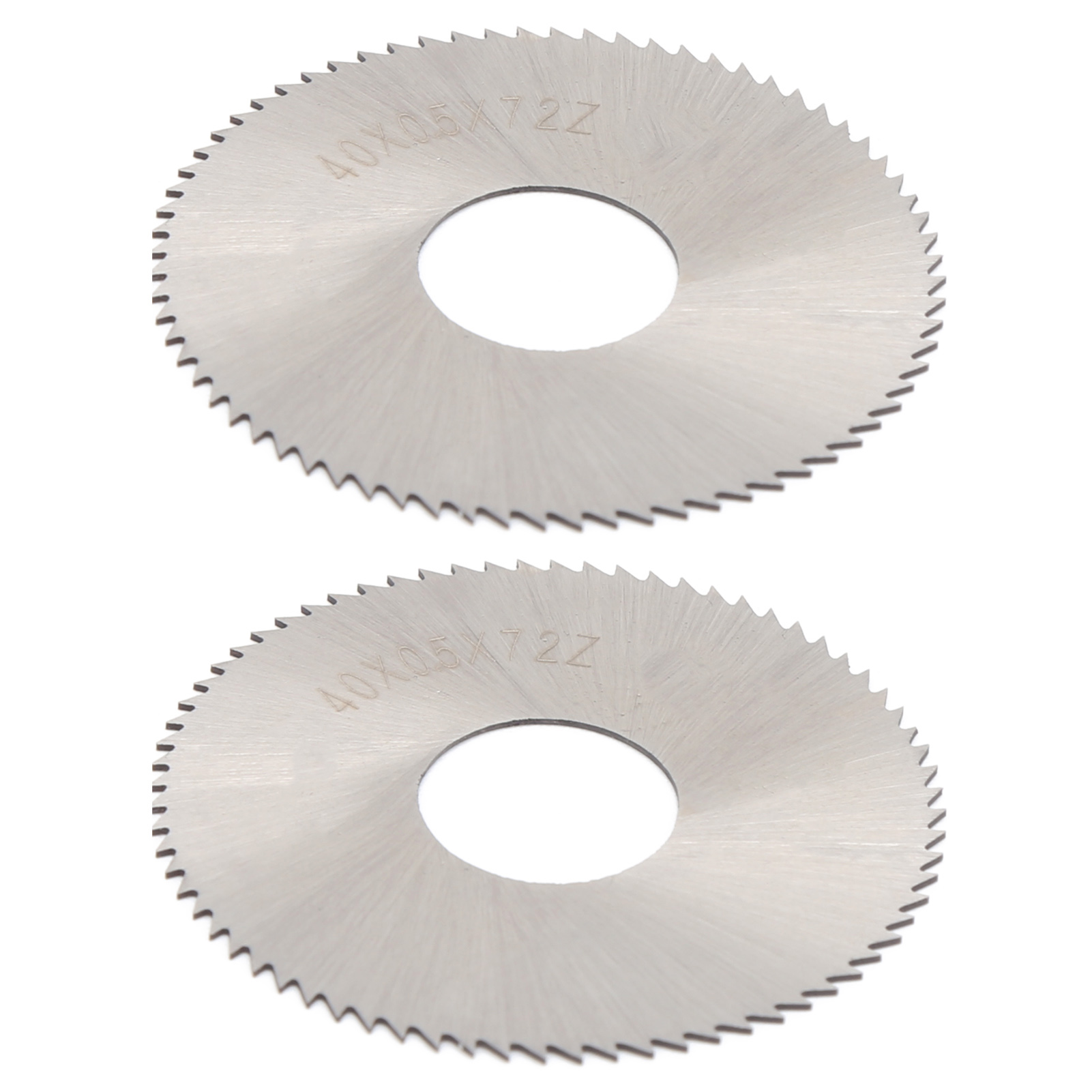 2 Stück Kreissägeblätter Aus Hss-stahl Für Industrielle Fräsarbeiten, 40 X 0,5 X 72 Zähne