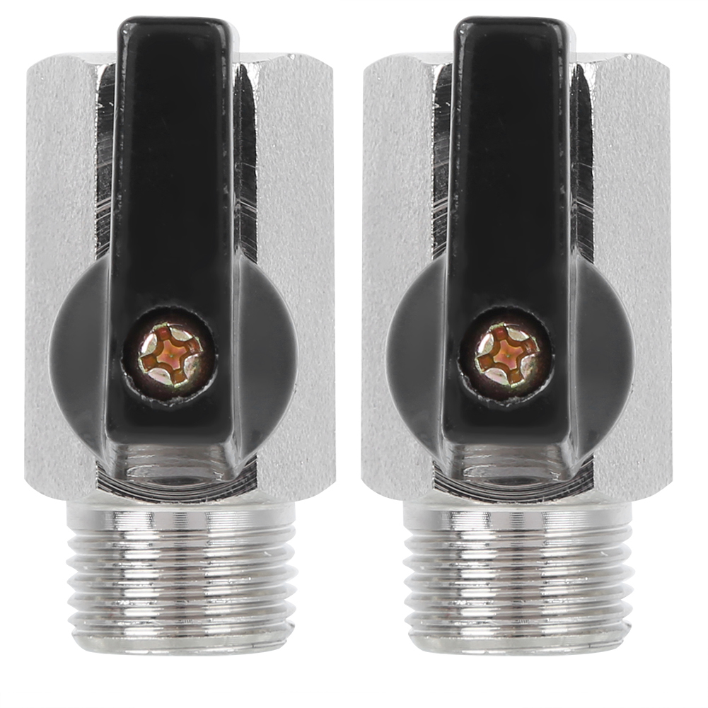 2 Stück Pneumatische Kugelventile Aus Messing (g3/8 Zoll) Für Strahlverfahren (durchgangstyp)