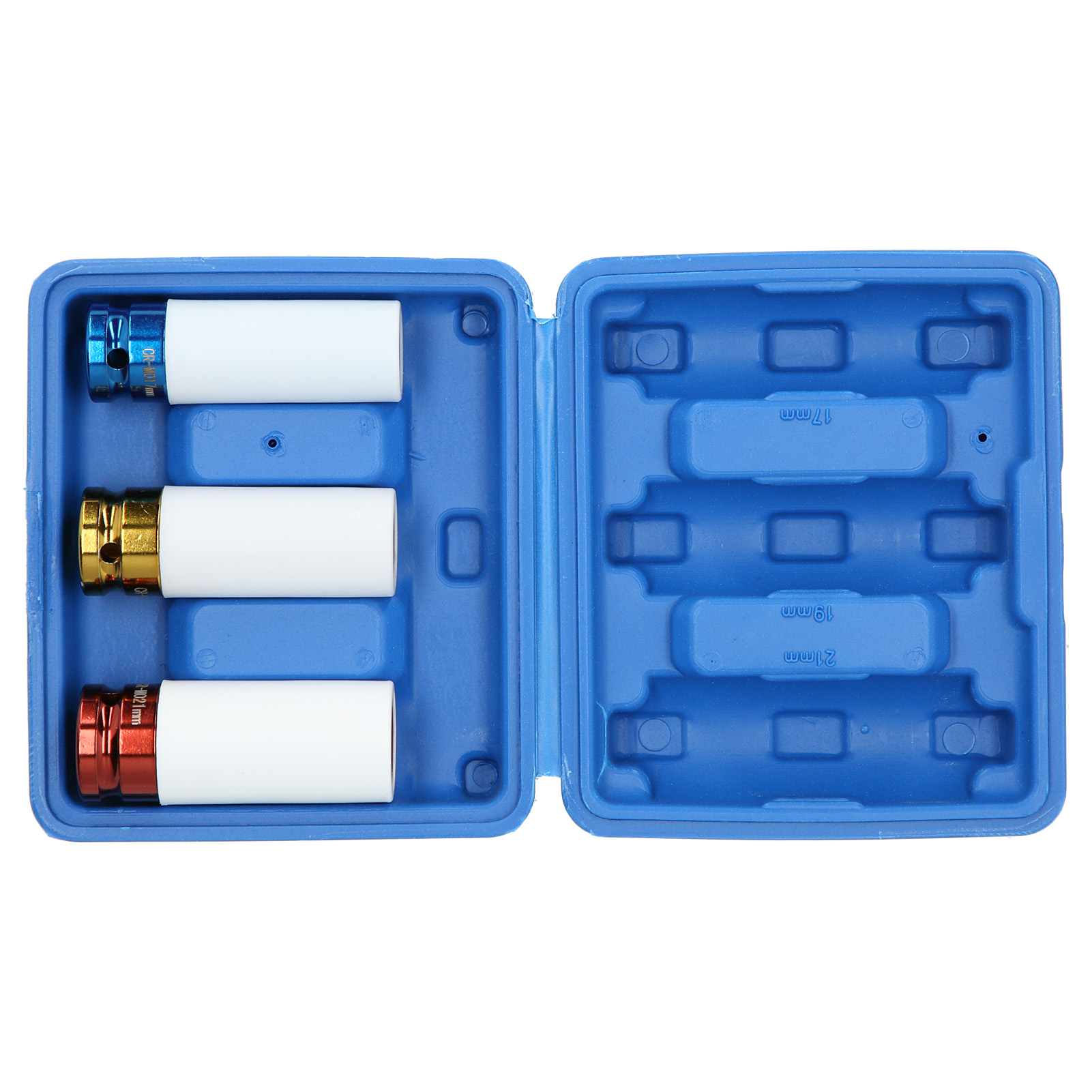 3-teiliges Reifenschutz-steckschlüssel-set 1/2" In Farbe, Pneumatische Schutzhülle, Schraubenschlüssel, Handwerkzeug