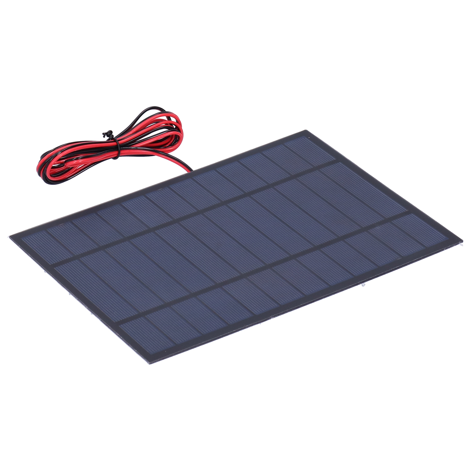 Solarstrom-epoxid-modulplatine Dc6v 6w Polysilizium-werkzeugzubehör Mit 200 Cm Rotem/schwarzem Kabel