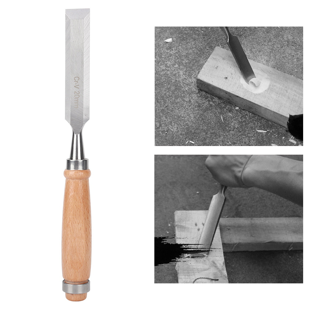 Holzmeißel, Griff Aus Chrom-vanadium-legierungsstahl, Tischler- Und Holzbearbeitungswerkzeug, 20 Mm