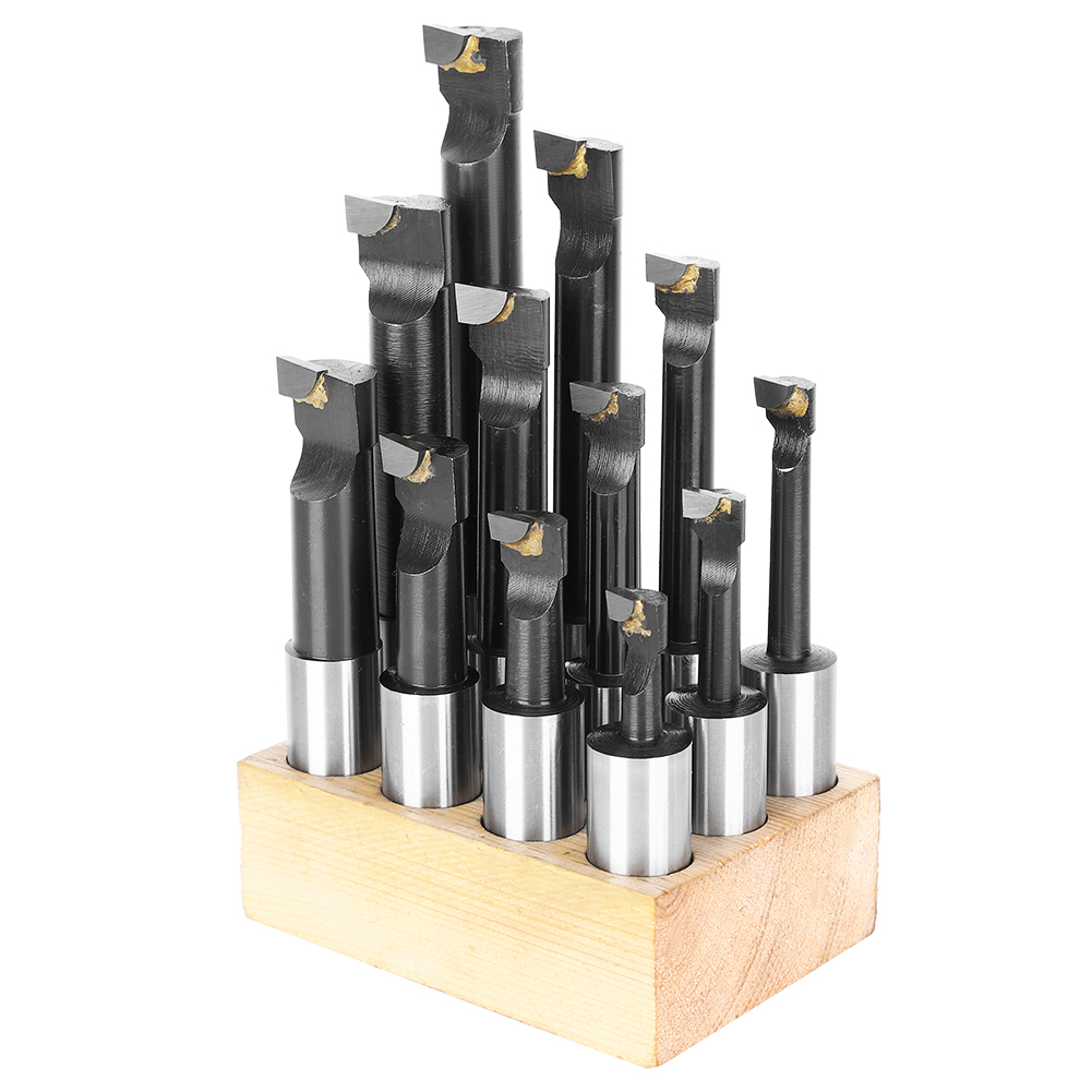 12-teiliges Bohrstangenset 3/4 Zoll F1 Typ Hss Cnc-drehmaschinenwerkzeugaufnahme Mit Sockel