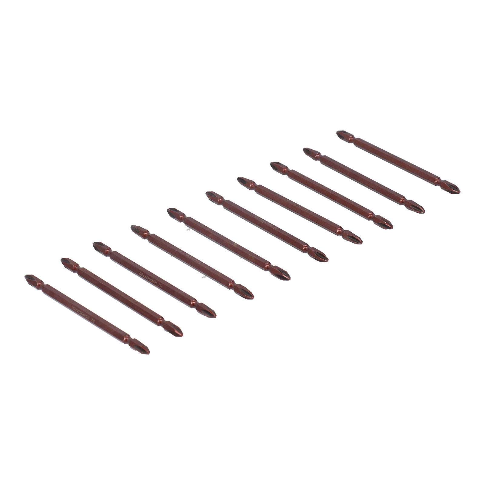 Ph2 Doppelseitiger Kreuzschlitzschraubendreher-bit Sechskantschaft Schraubendreher-bit-set Zubehör 5 Mm (100 Mm)