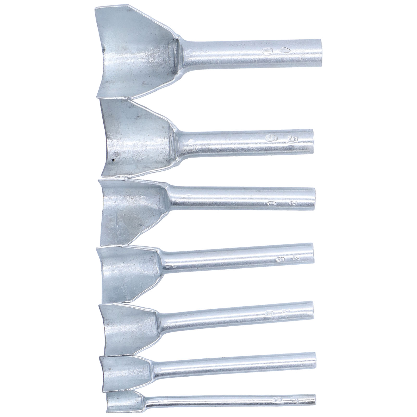 7-teiliges Set V-förmiger Stanzwerkzeuge Aus Kohlenstoffstahl, 1040 Mm, Für Ledergravur Und Bastelarbeiten