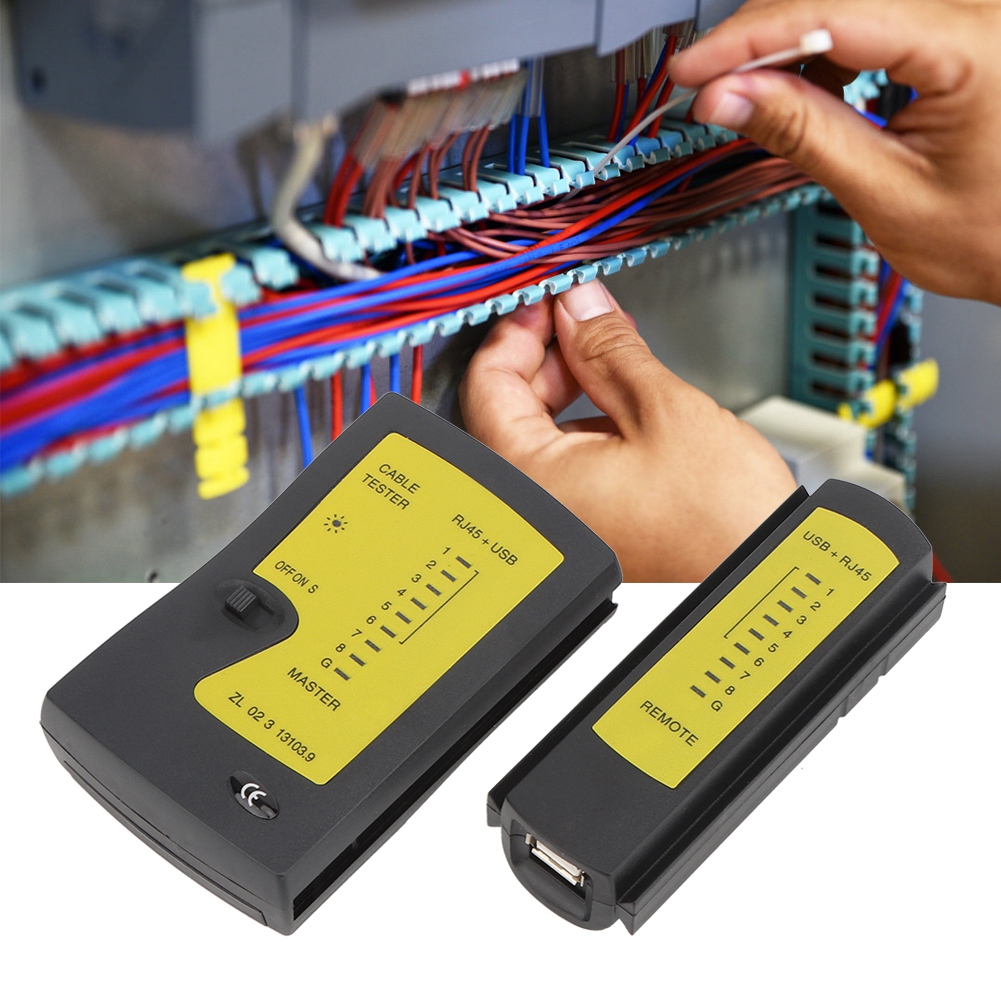 Yg468u Professioneller Rj45+usb-kabeltester – Schnelles Und Präzises Testen Von Netzwerk- Und Telefonkabeln