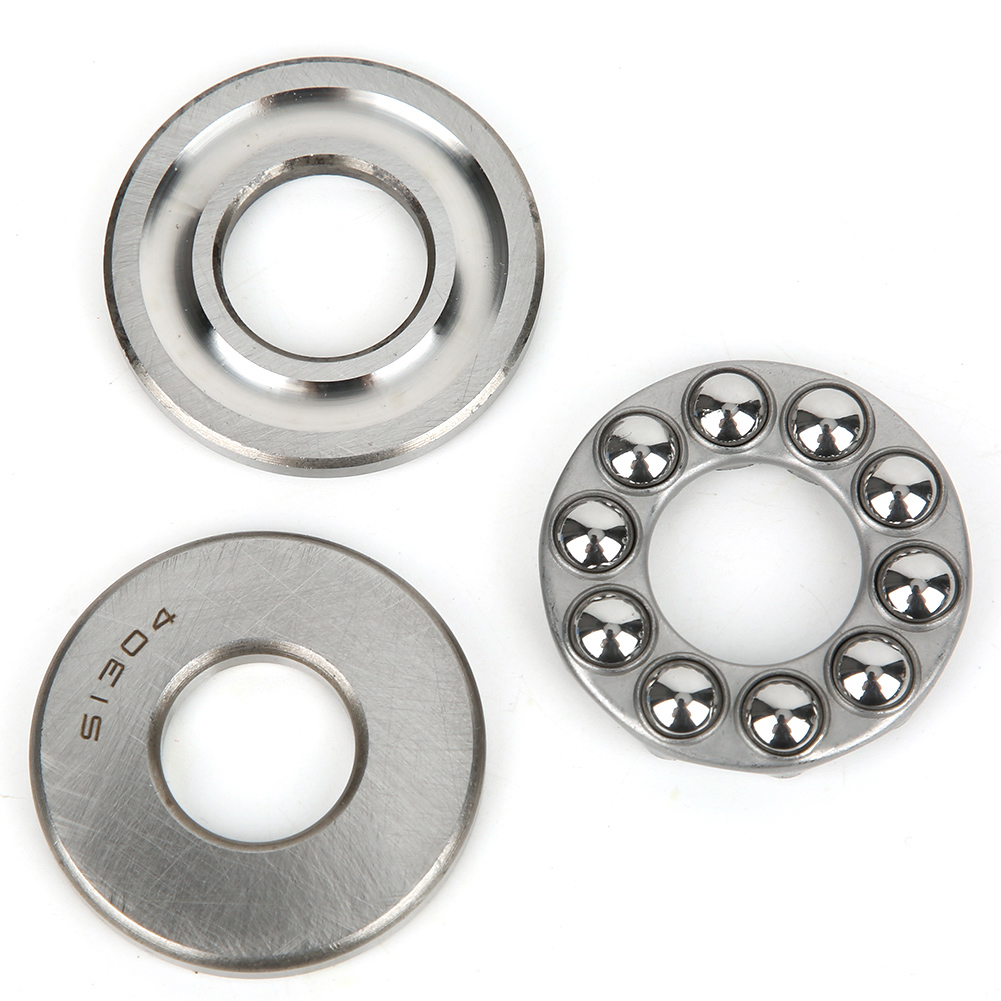5 Stück Axialkugellager, Ebene Axialdrucklager, Hohe Genauigkeit, Stahl, Industrieausrüstung 51304
