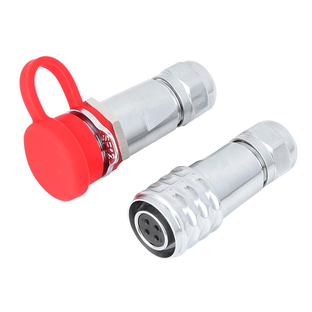 Sf12 4-poliger Luftfahrtstecker, Wasserdicht, Stecker/buchse, Schnappverschluss, Schraubenlos