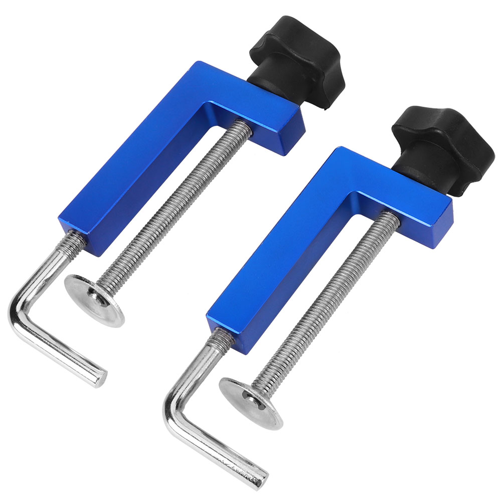 2 Stück Zaunklemmen, Blau, Universell, Multifunktional, Holzbearbeitungs-befestigungswerkzeuge, 100 Mm