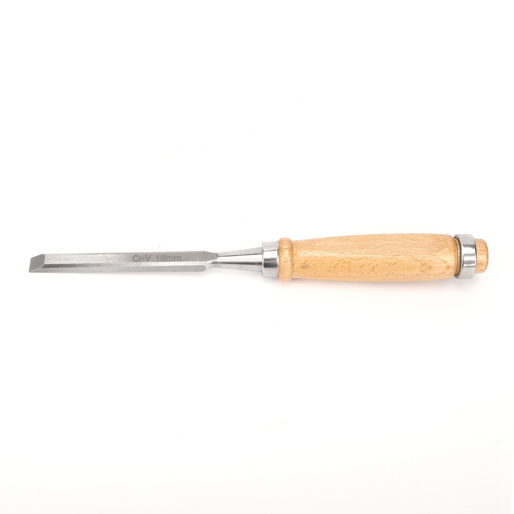 10 Mm (0,39 Zoll) Cr-v-holzgriff-meißel, Tischlerwerkzeug