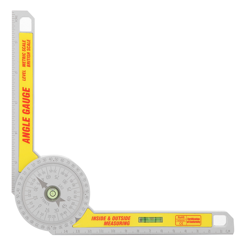 360°-winkelmesser, Diy-winkelmesser, Goniometer, Innen- Und Außenmessung, Metrische Und Britische Skala