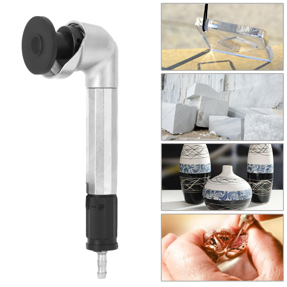 Pneumatischer Schleifstift Mit 90°-biegung, Mini-druckluft-mikro-geradschleifer, Handwerkzeug, 23500 U/min