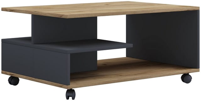 Ebuy24 - Holz Sofatisch Couchtisch Rollen Stango