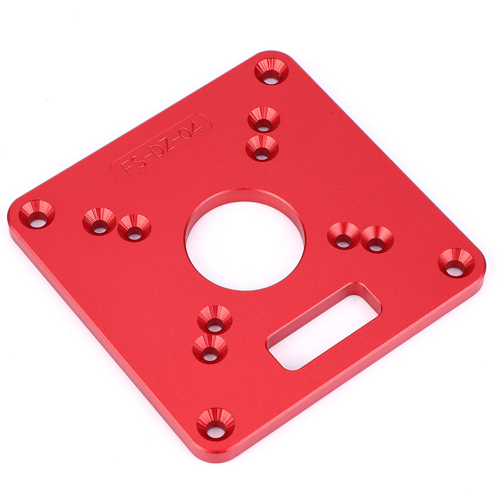 Frästisch-einlegeplatte Aus Aluminiumlegierung 6061, Anodisch Oxidiert, Gravur-frästischplatte
