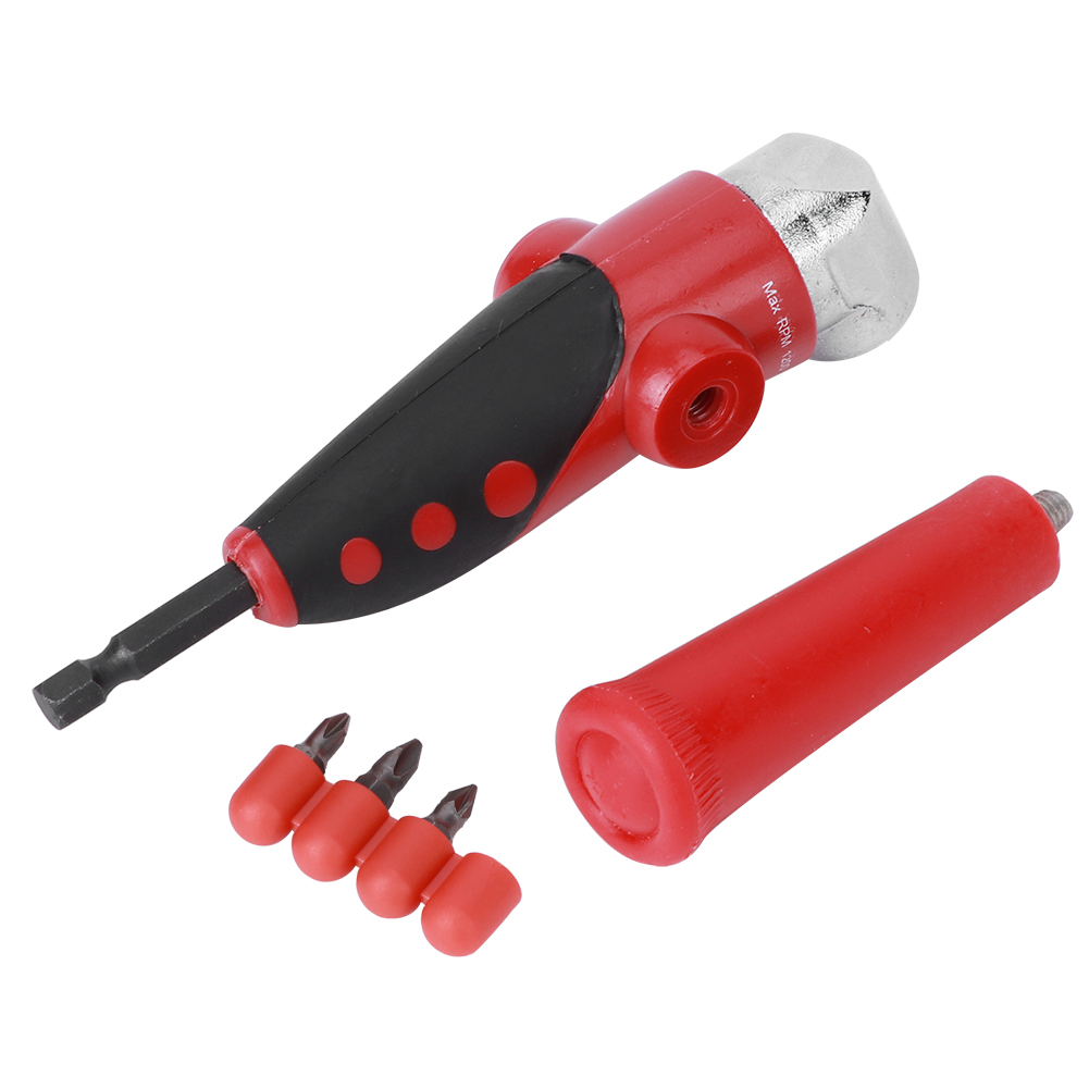 105-grad-schraubendreher-bit-set, Biegebohrer, 4-teilig, Kreuzschlitz-schraubendreher-bit-griffadapter