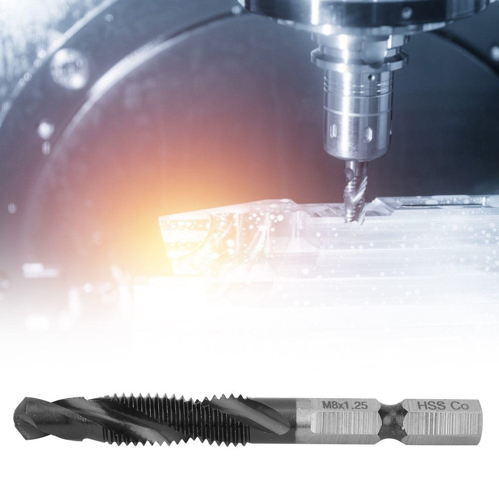 Multifunktionaler Gewindebohrer-schraubendreher Mit Integriertem Bohrer-set M8 X 1,25 (tiain)