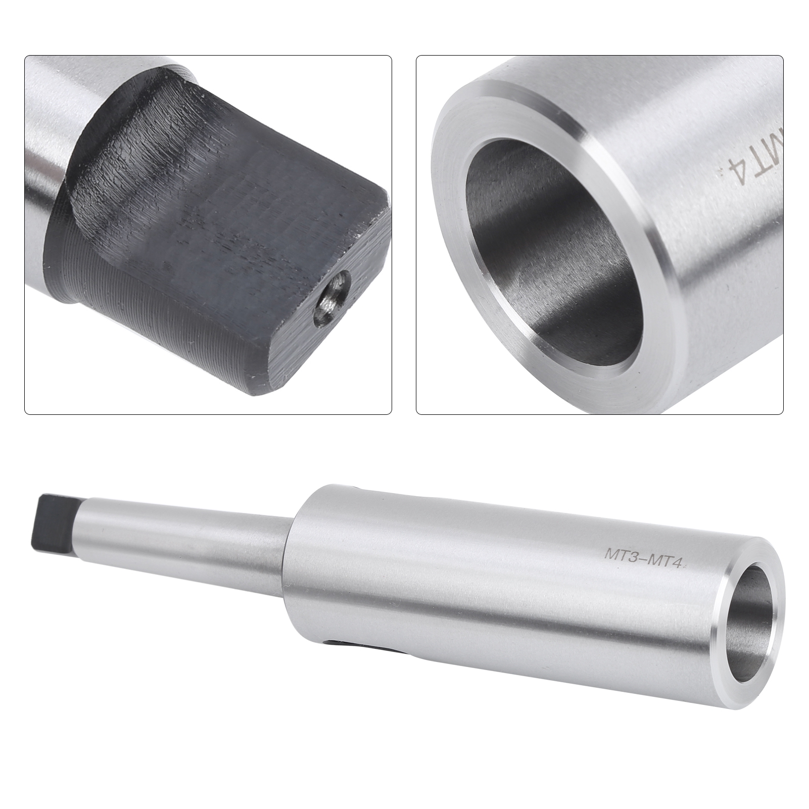 Stahl-kegelbohrhülsenadapter Für Drehmaschinenfräsen, Verlängerte Reduzierhülse Mt3-mt4