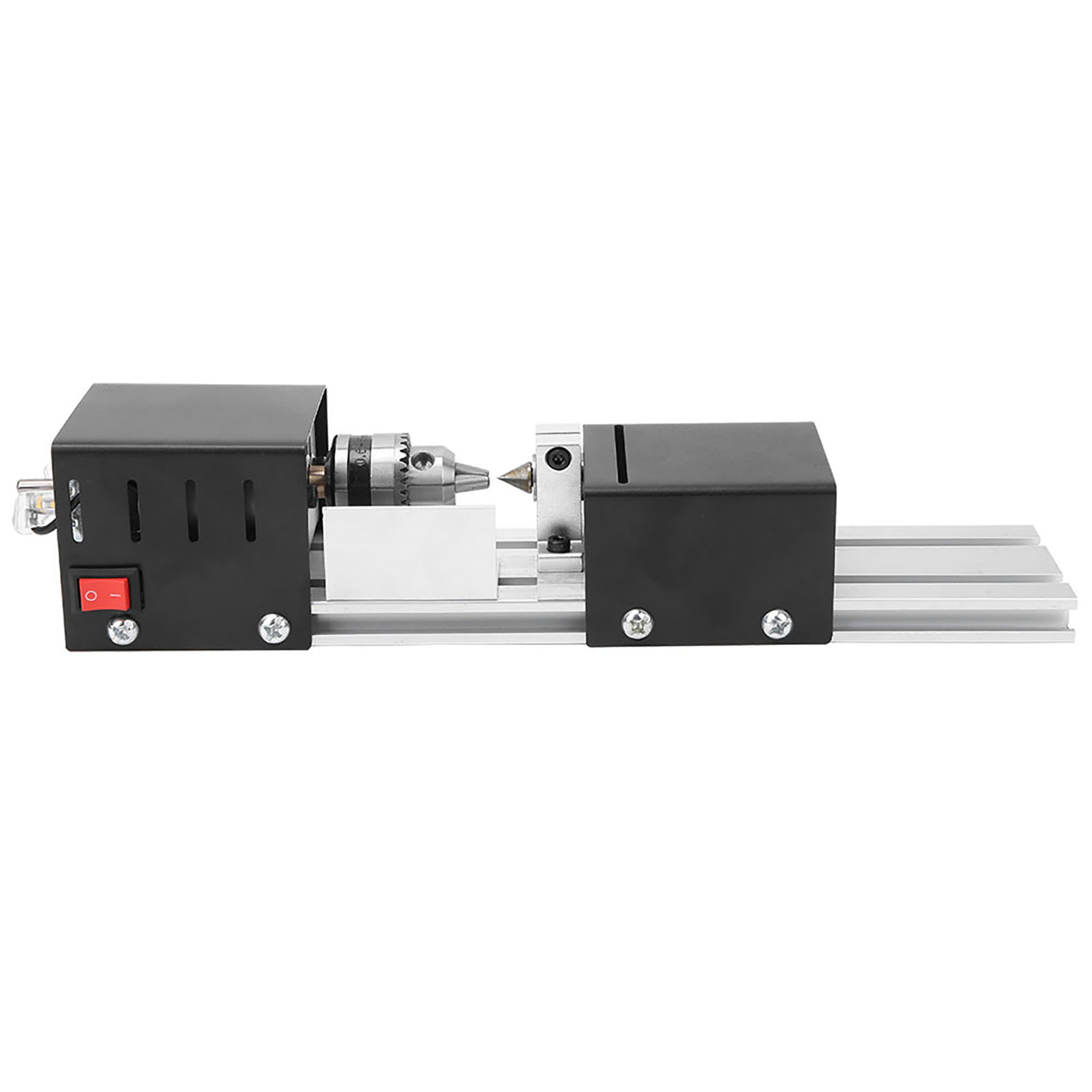 Mini-fräs- Und Drehmaschine, Schwarz, Heimwerker-holzbearbeitungswerkzeug Zum Polieren Und Schleifen, 100–240 V