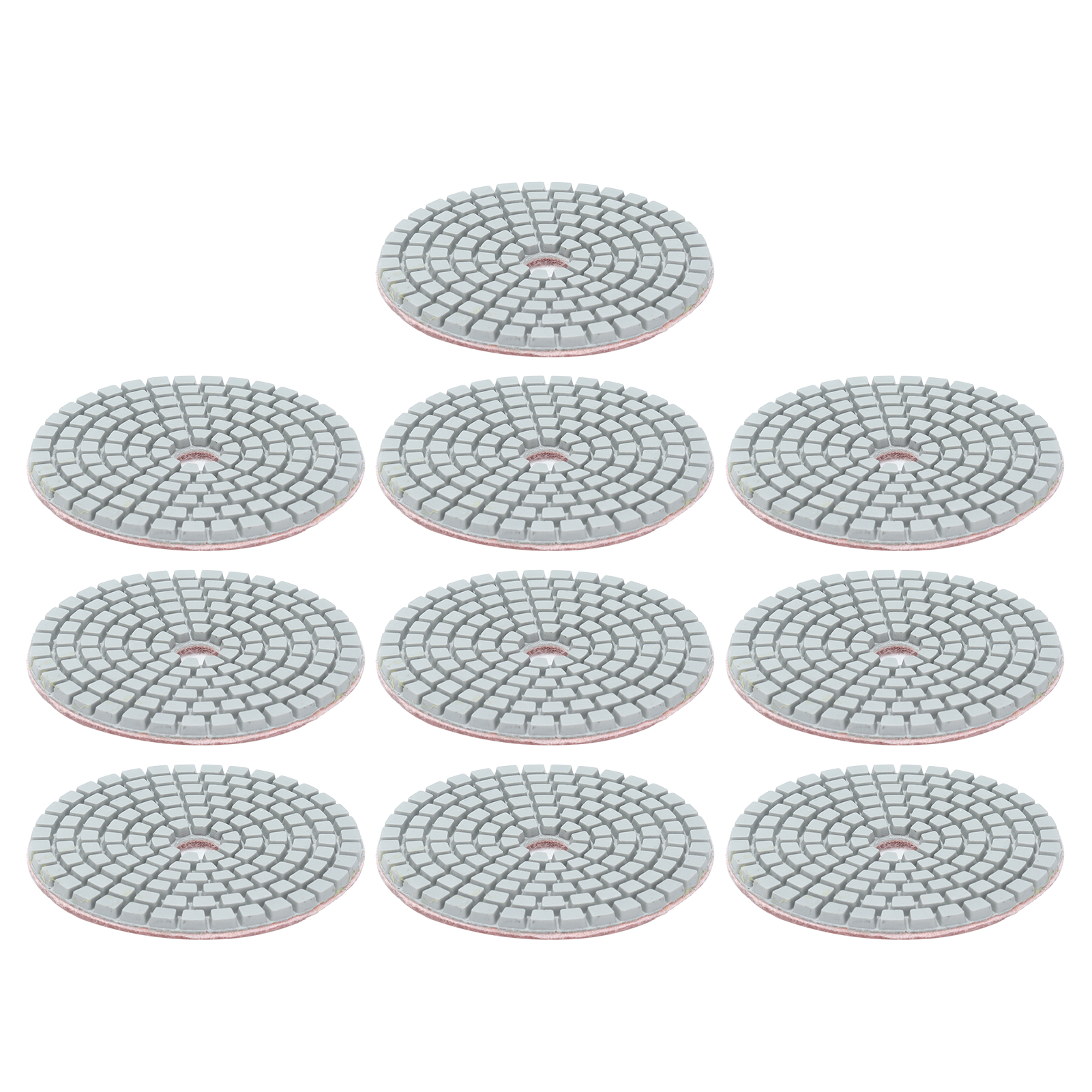 10 Stück 3-zoll-diamant-nasspolierpads, Weiche Schleifscheiben, Polierzubehör Für Granit Und Marmor, Körnung 3000
