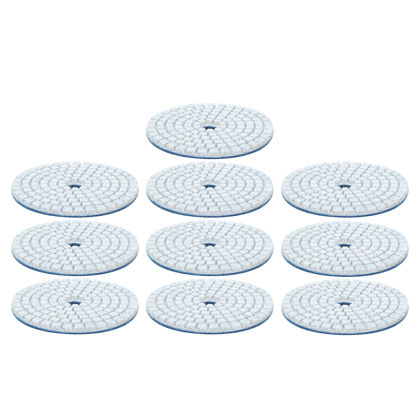 10 Stück 3-zoll-diamant-nasspolierpads, Weiche Schleifscheiben, Polierzubehör Für Granit Und Marmor, Körnung 50