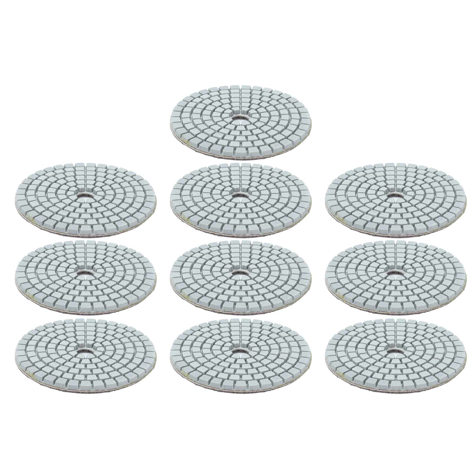 10 Stück 3-zoll-diamant-nasspolierpads, Weiche Schleifscheiben, Polierzubehör Für Granit Und Marmor, Körnung 1500