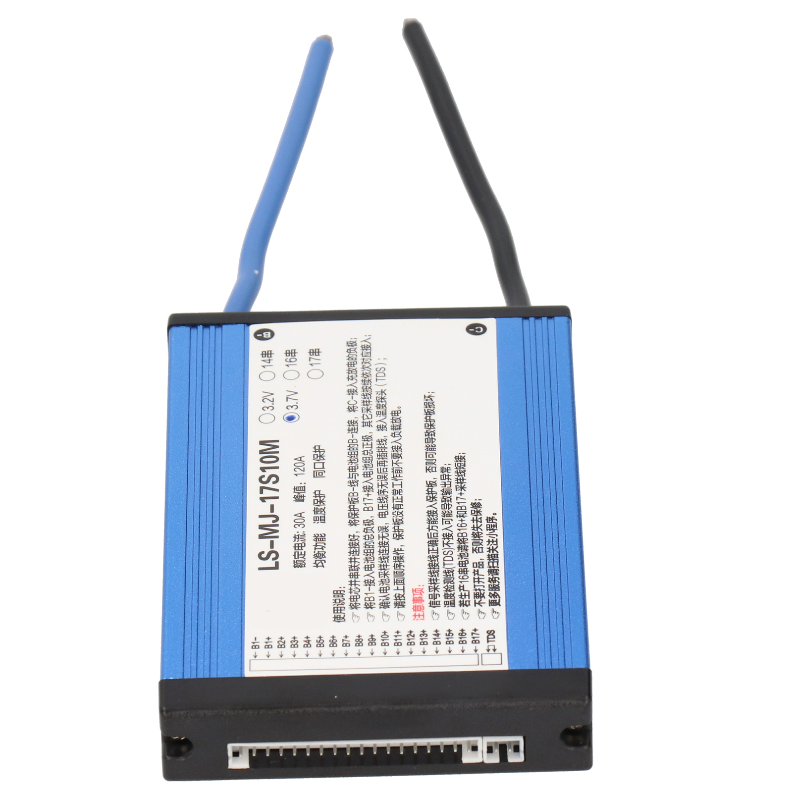 3,7 V 30 A 14s-17s Lithium-batterieschutzplatine Universal Mit Bms-balance Und Mehrfachem Schutz