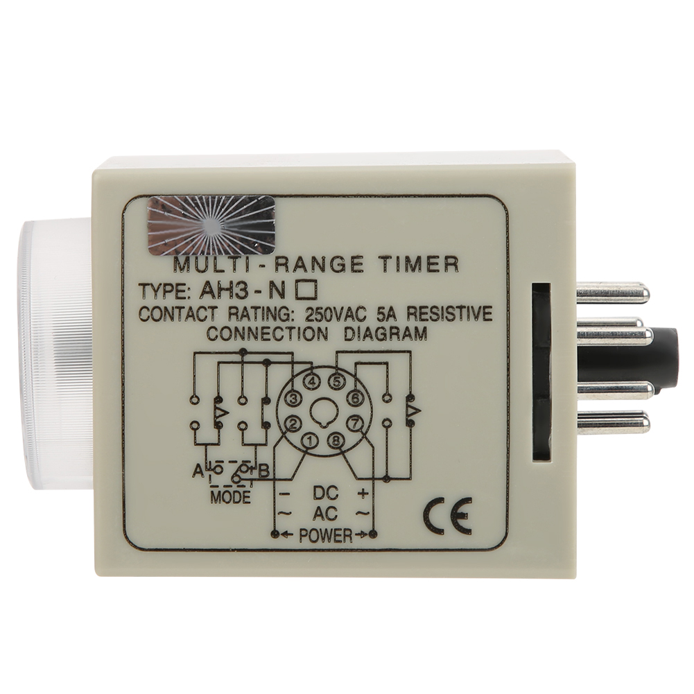 Einschaltverzögerungsrelais Mini Mit Einstellbarer Zeitperiode, Modus B, Ah3 Na, Ac220v, 50/60hz