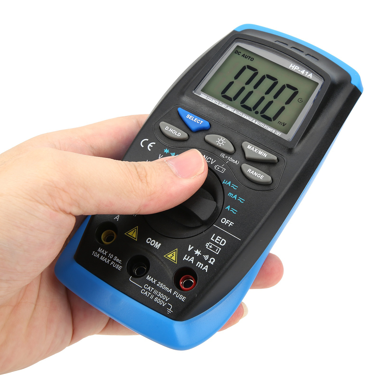 Hp‐41a True‐rms Ac/dc Amperemeter Voltmeter 2000‐count Digital Multifunktionsmessgerät Tester
