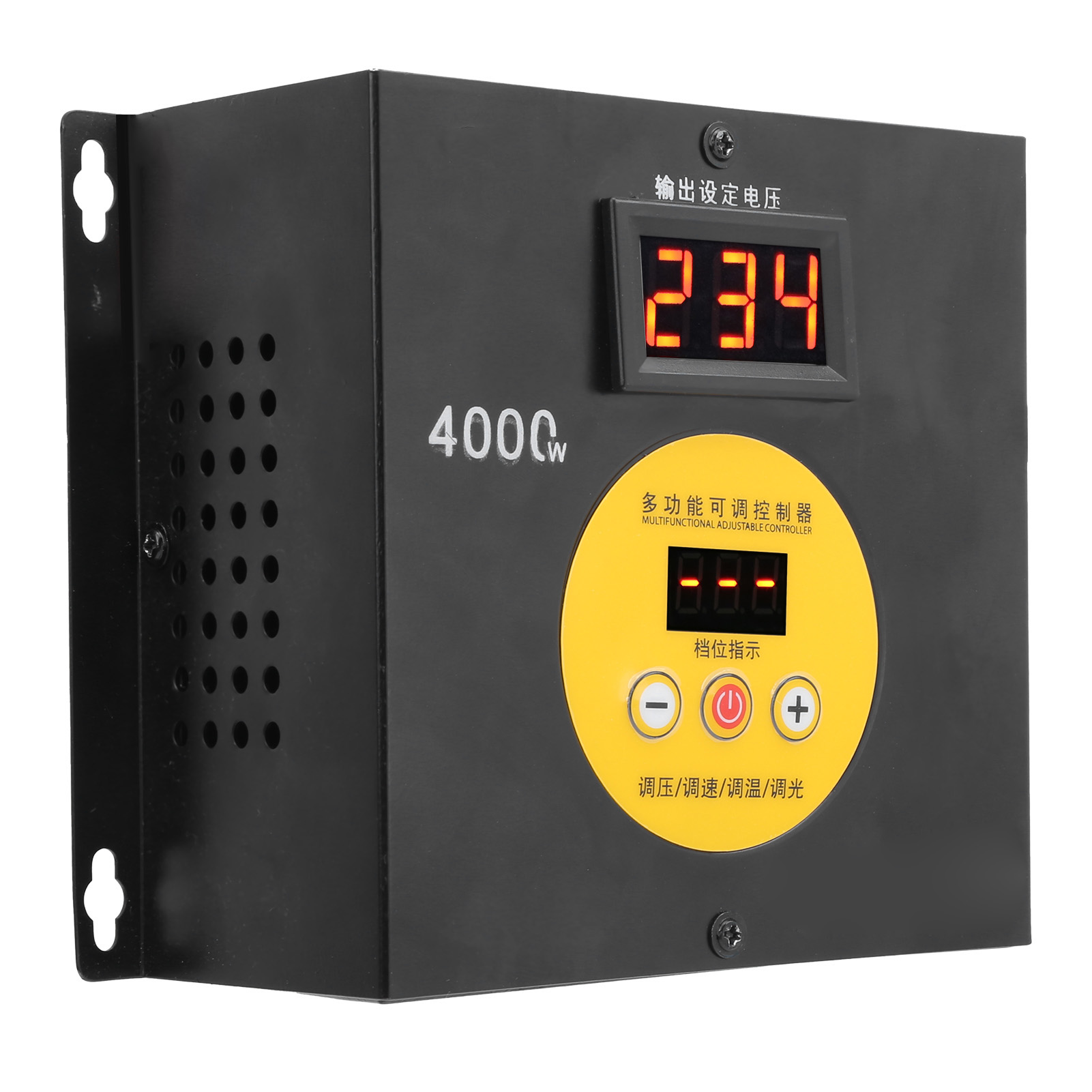 Spannungsregler, Elektrische Digitalanzeige, Hochleistungs-motordrehzahlregler, 4000 W, Eu-stecker, Ac 220 V