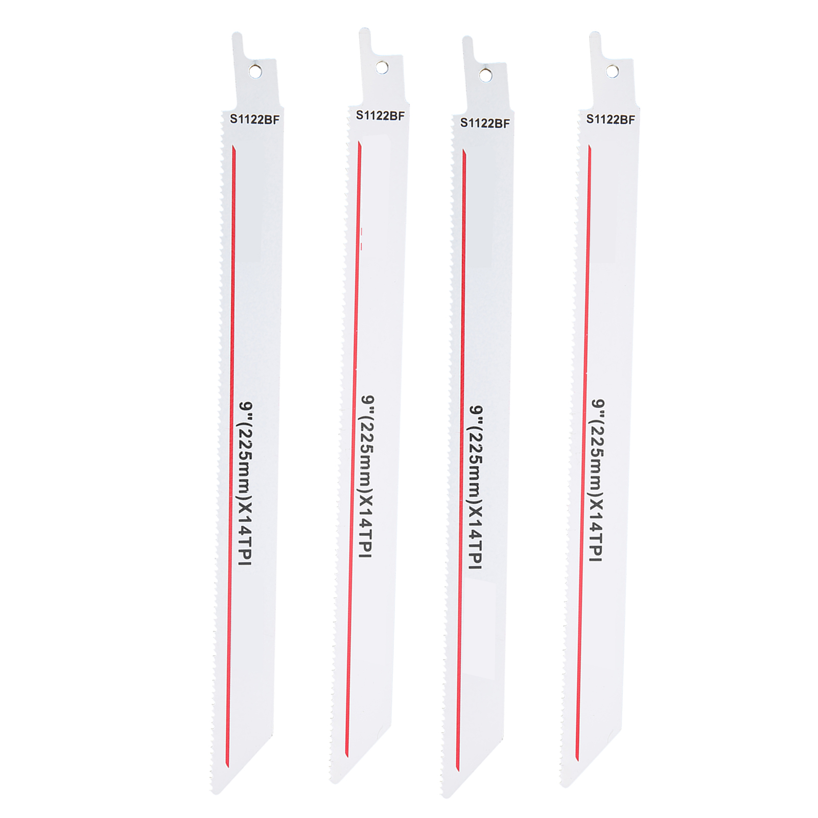 4-teiliges Set Säbelsägeblätter Für Holz Und Metall, Multifunktional, 225 Mm (9 Zoll), 5 Zähne Pro Zoll (5pti), Zum Schneiden Und Reparieren Im Haushalt
