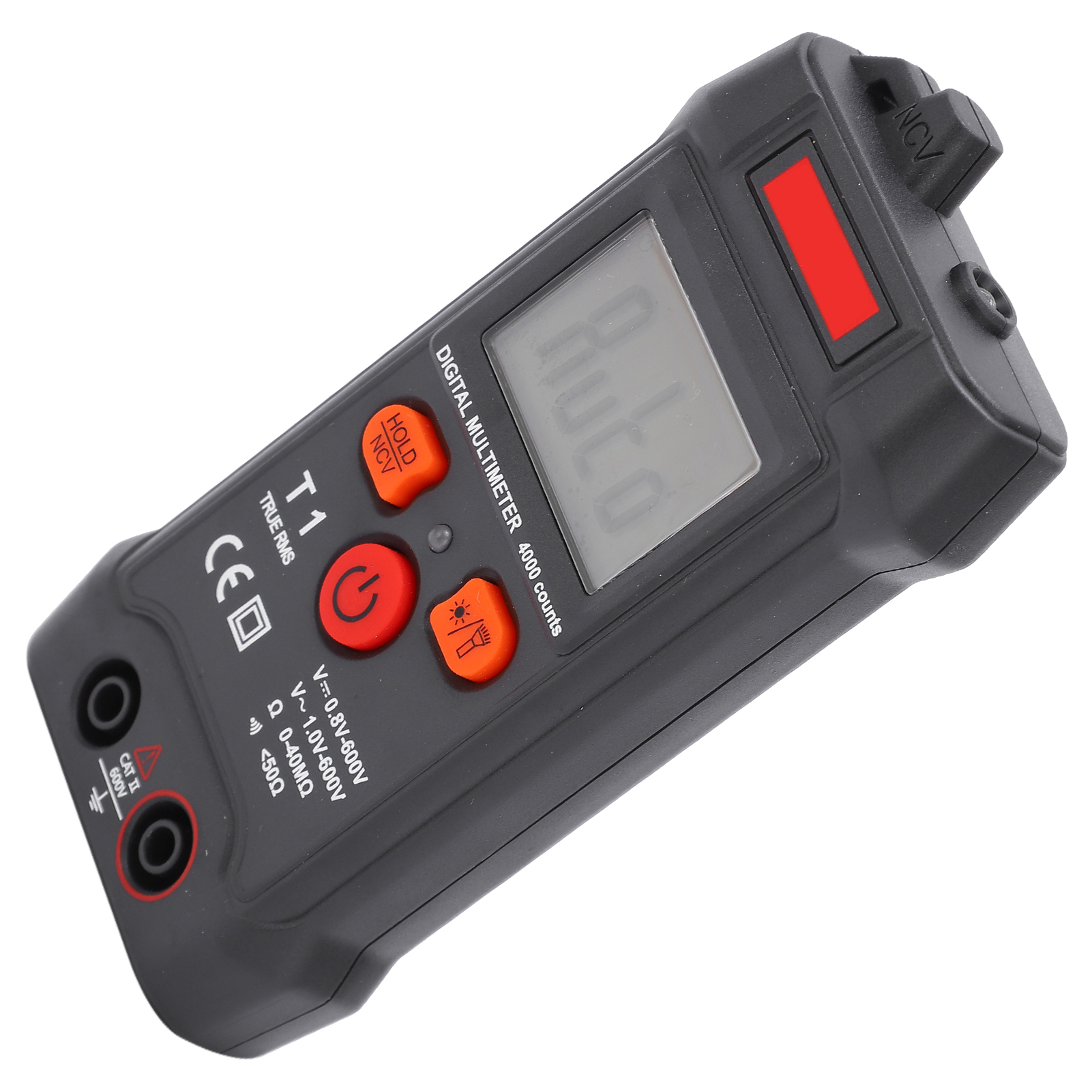 T1 Lcd-multimeter, Digitales Universalmessgerät, 600 V, Tragbarer Elektrischer Tester Mit Heller Beleuchtung Für Die Überholung Von Stromversorgungen